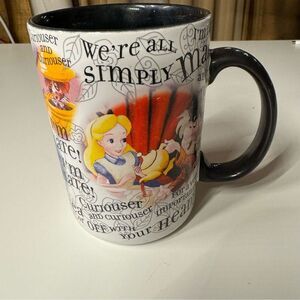 Rare Disney Parks Alice In Wonderland Mug Coffee Tea